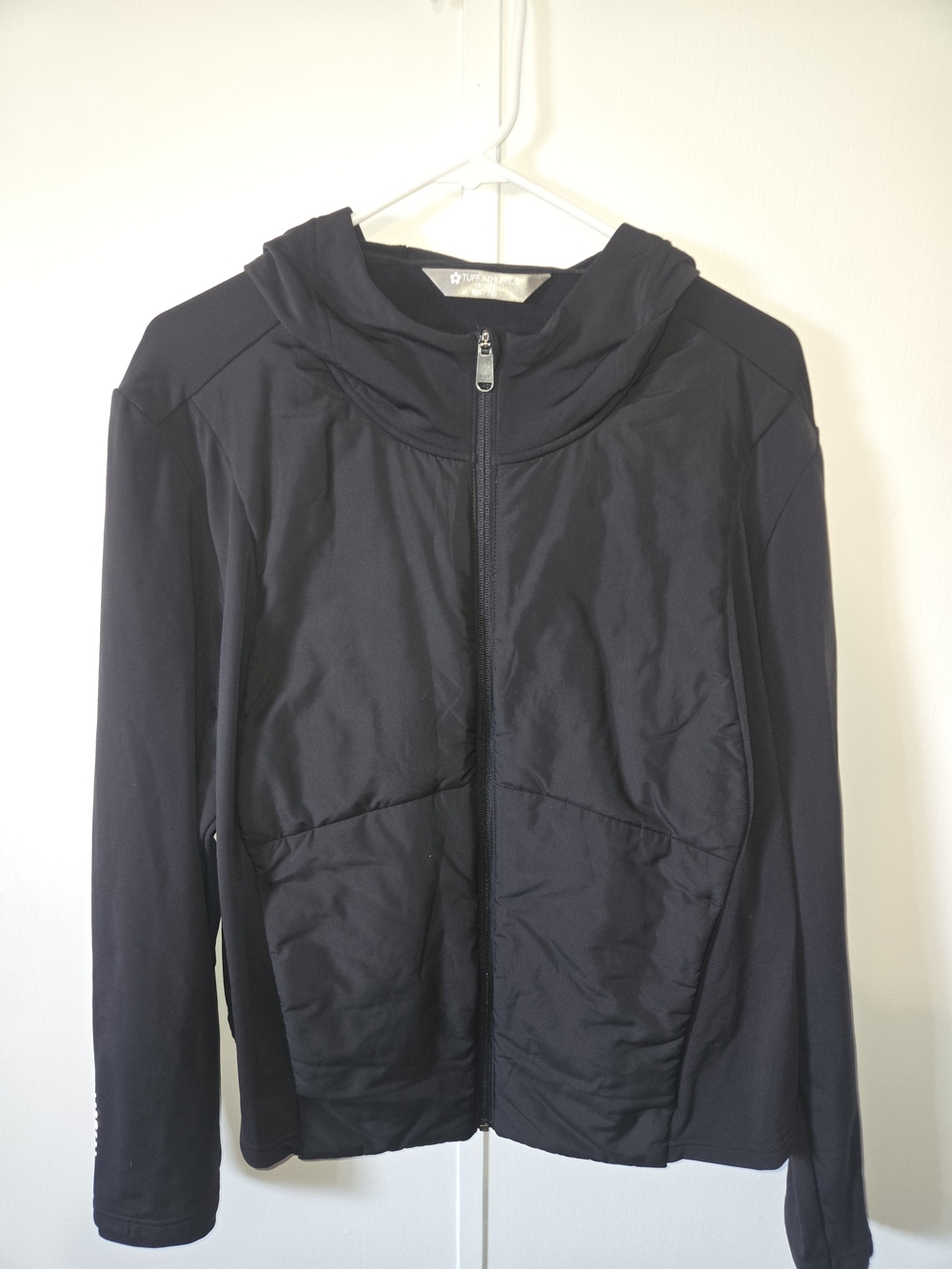 Tuff Athletics Black Women's Hooded Zip Jacket